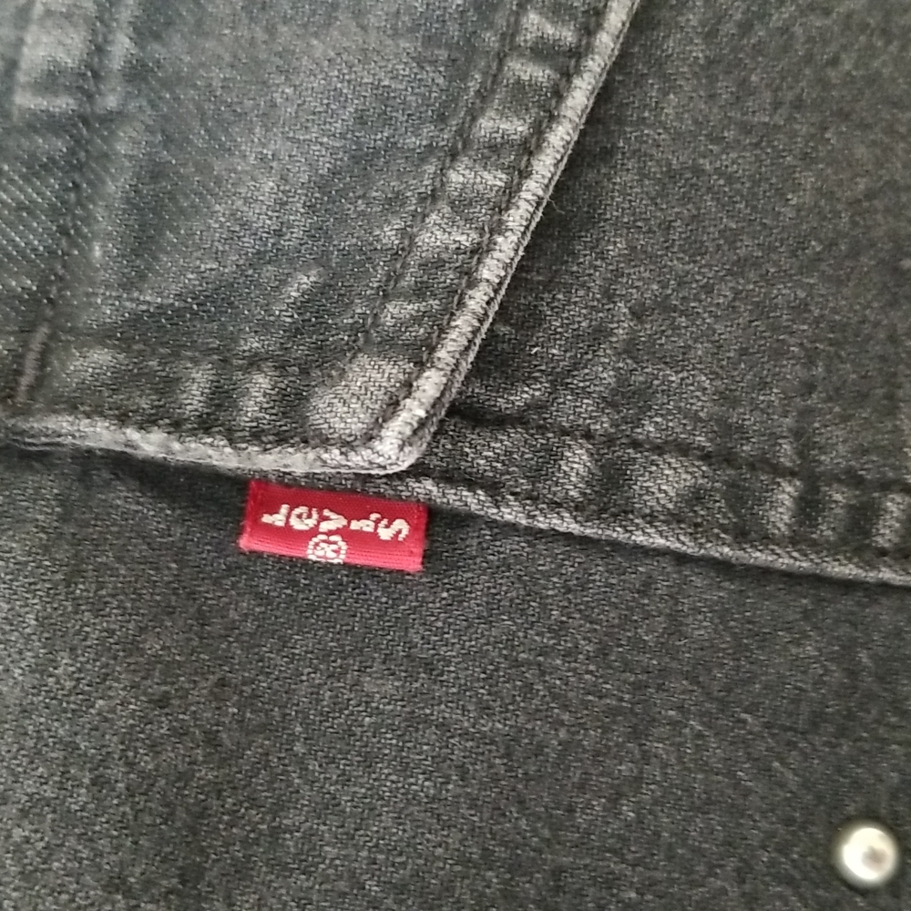 Levi's cropped denim jacket shacket - Picture 5 of 12